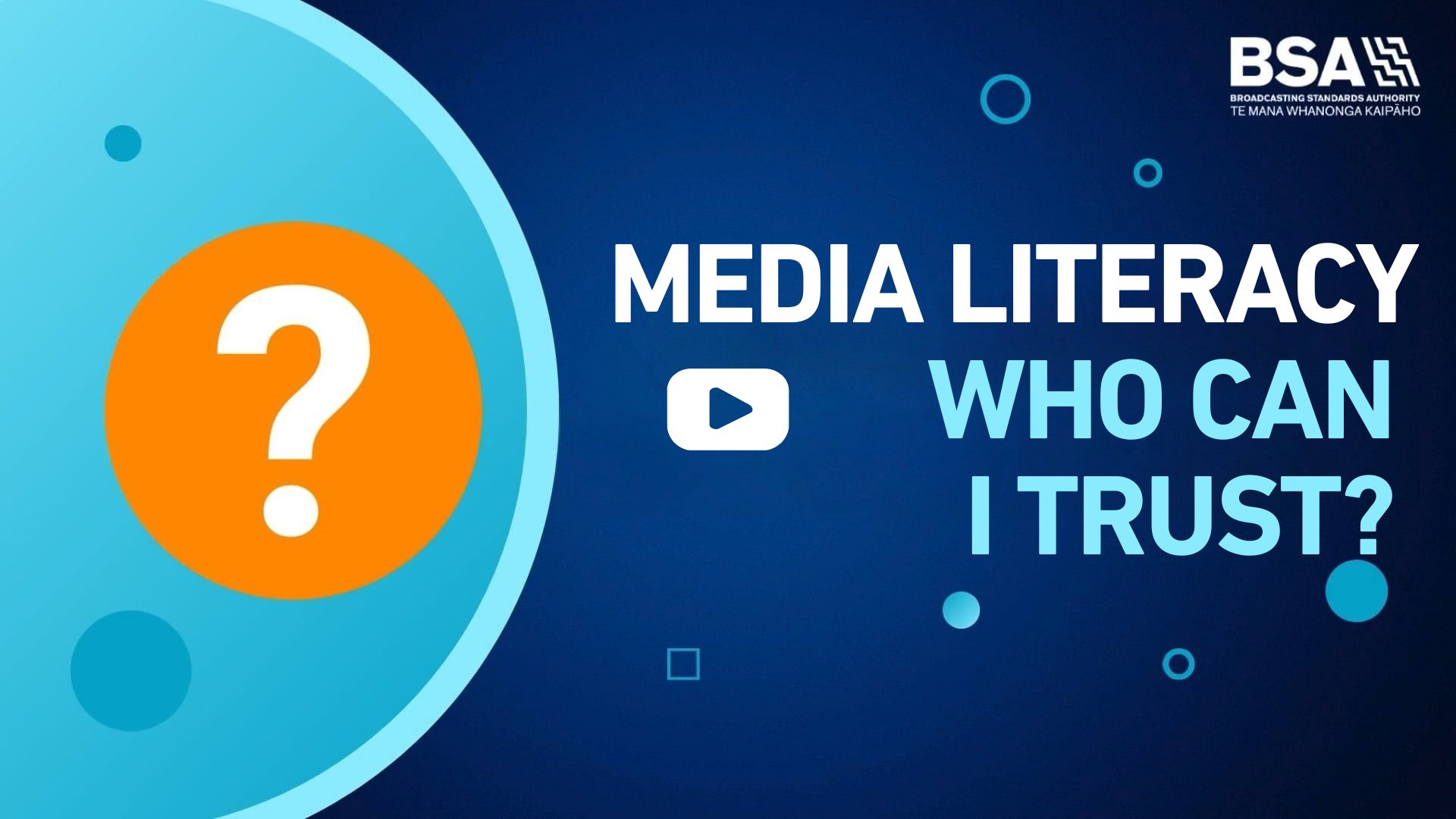 Link to Media literacy: who can I trust? video