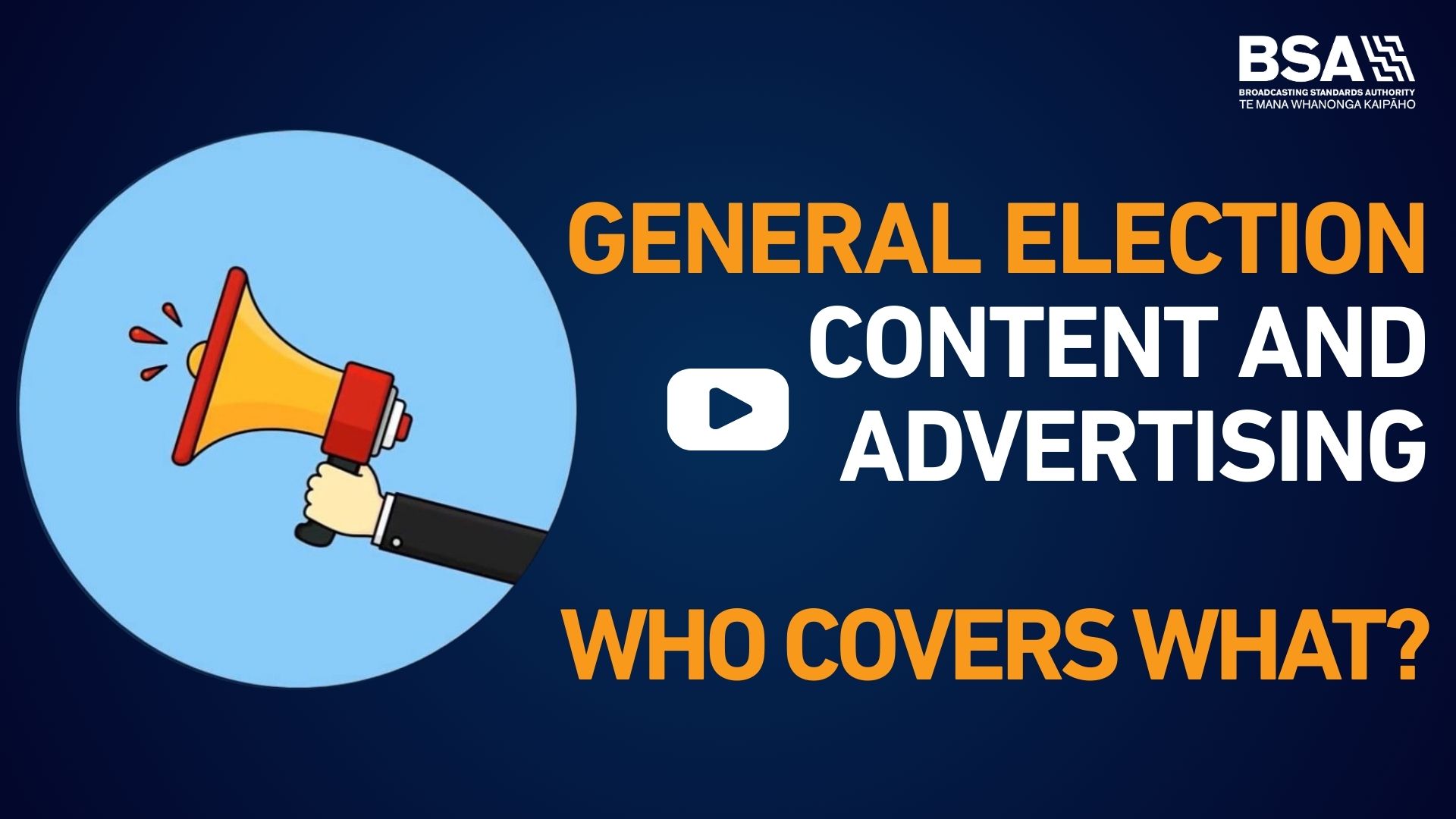 Link to Elections - Who covers what video